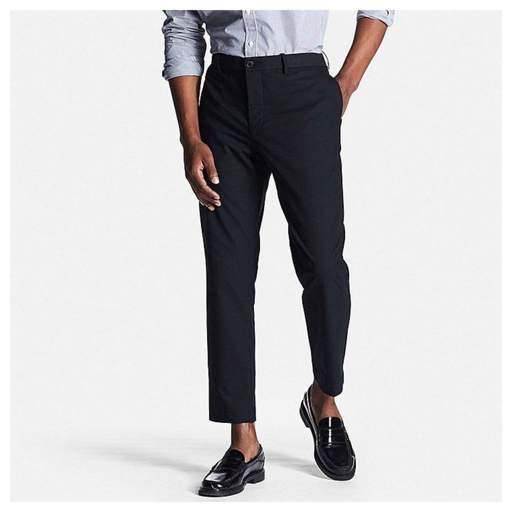 Uniqlo  Men Relaxed Ankle Pants - Black - M