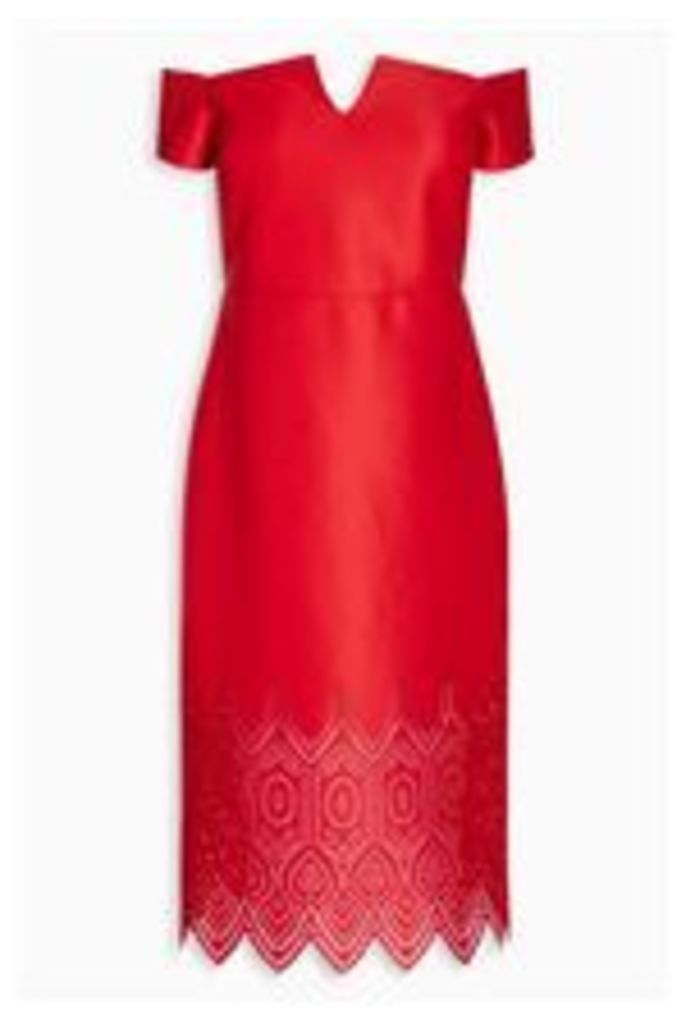 Red Bardot Bodycon Dress