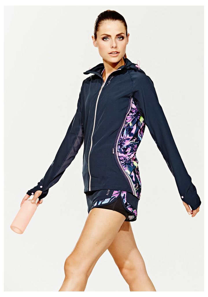 ELLESPORT Utopia Contour Seamed Woven Jacket With Back Mesh Detailing