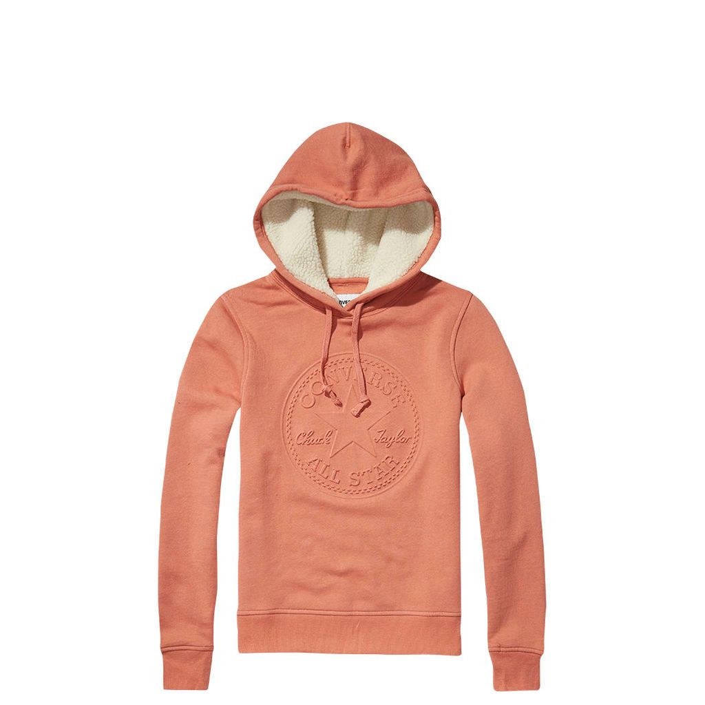Women's Sherpa Lined Chuck Patch Popover Hoodie