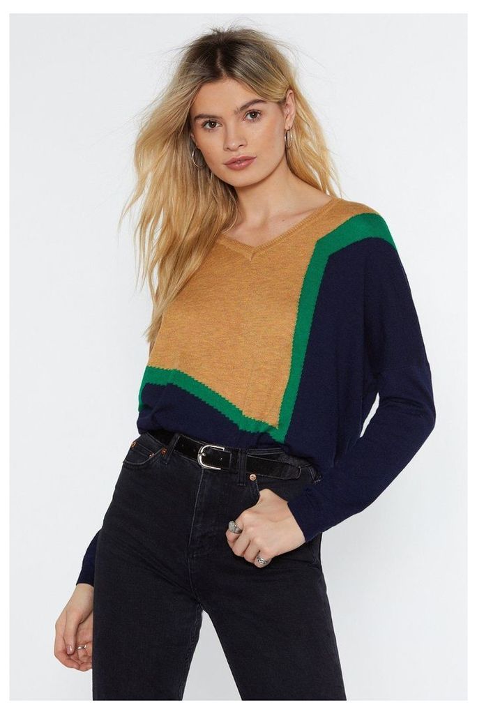 Round the Colorblock Jumper