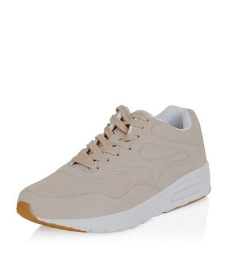 Camel Textured Trainers