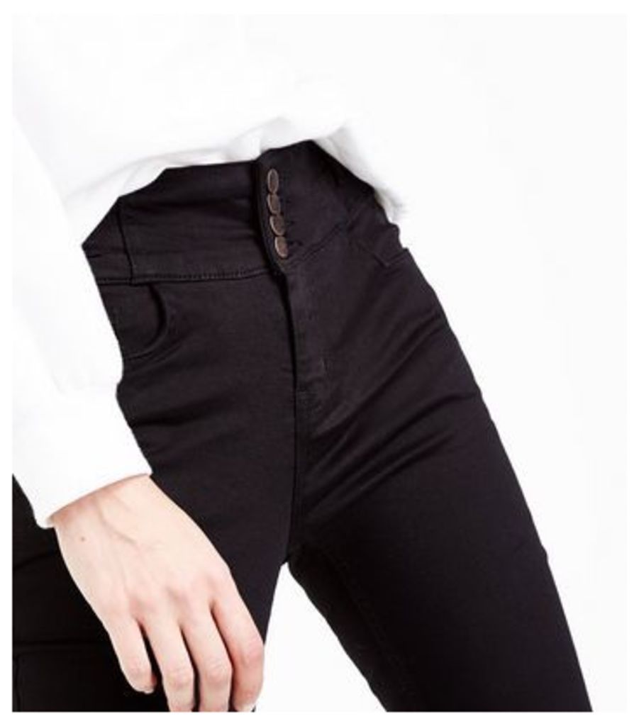 Black High Waist Skinny Yazmin Jeans New Look