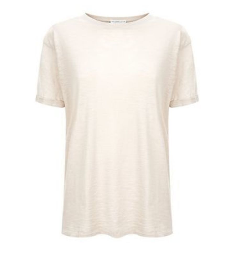 Mink Organic Cotton Short Sleeve T-Shirt New Look
