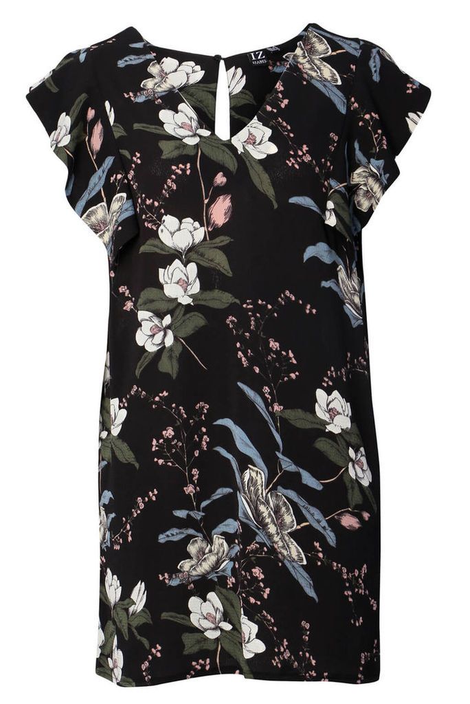 Izabel London Floral T-Shirt Dress