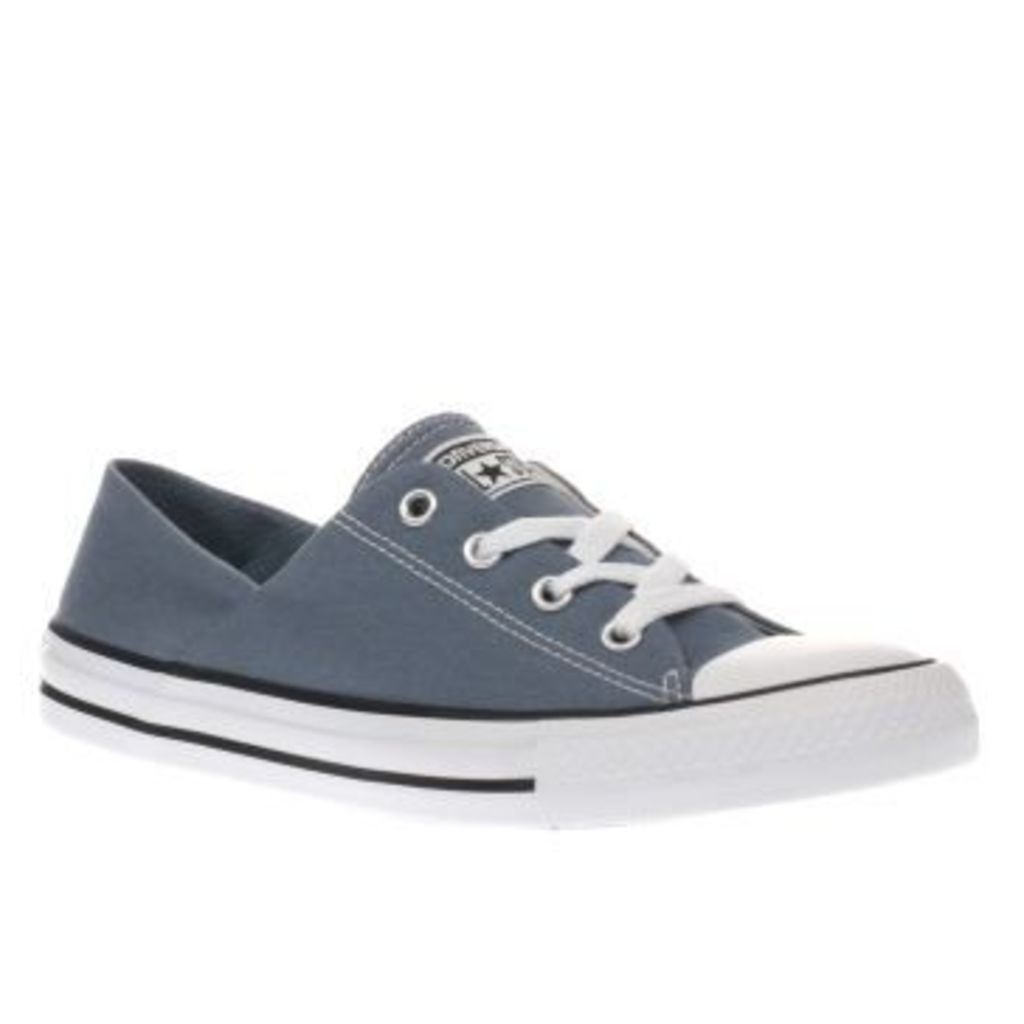Converse Navy & White Coral Canvas Ox Trainers