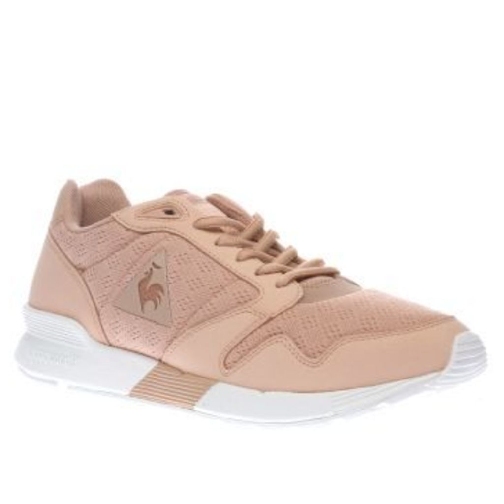 Le Coq Sportif Pale Pink Omega X Reflective Womens Trainers