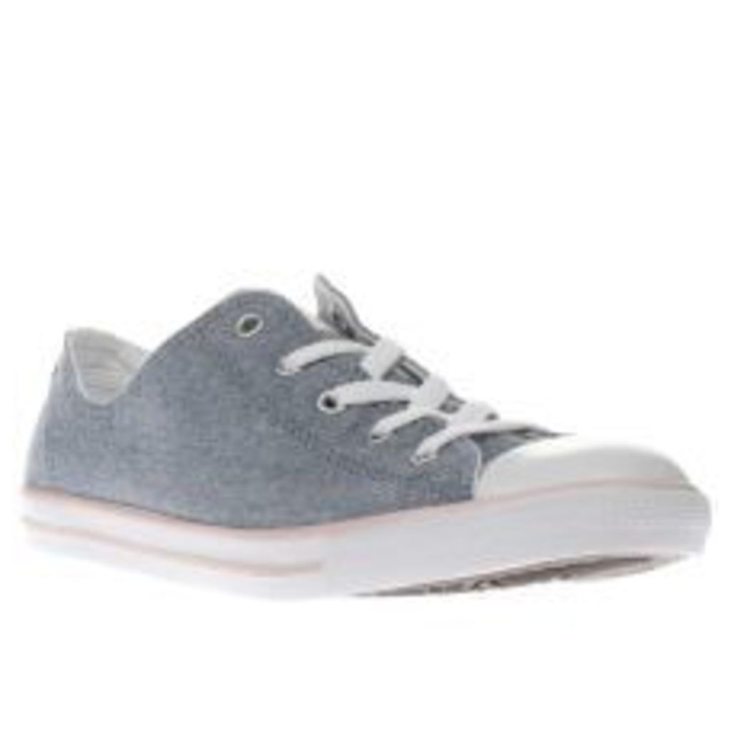 converse blue all star dainty ox trainers