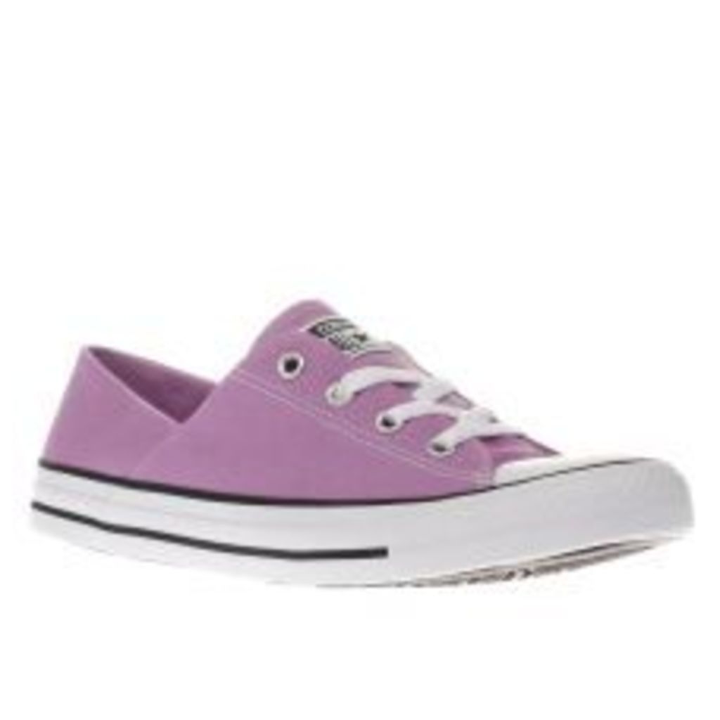 Converse Purple Coral Canvas Ox Womens Trainers