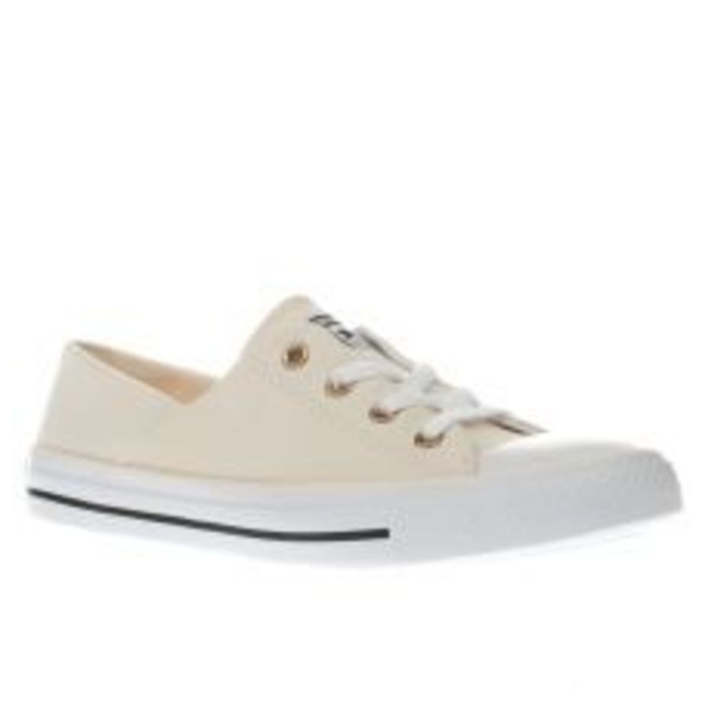 converse natural coral peached canvas ox trainers