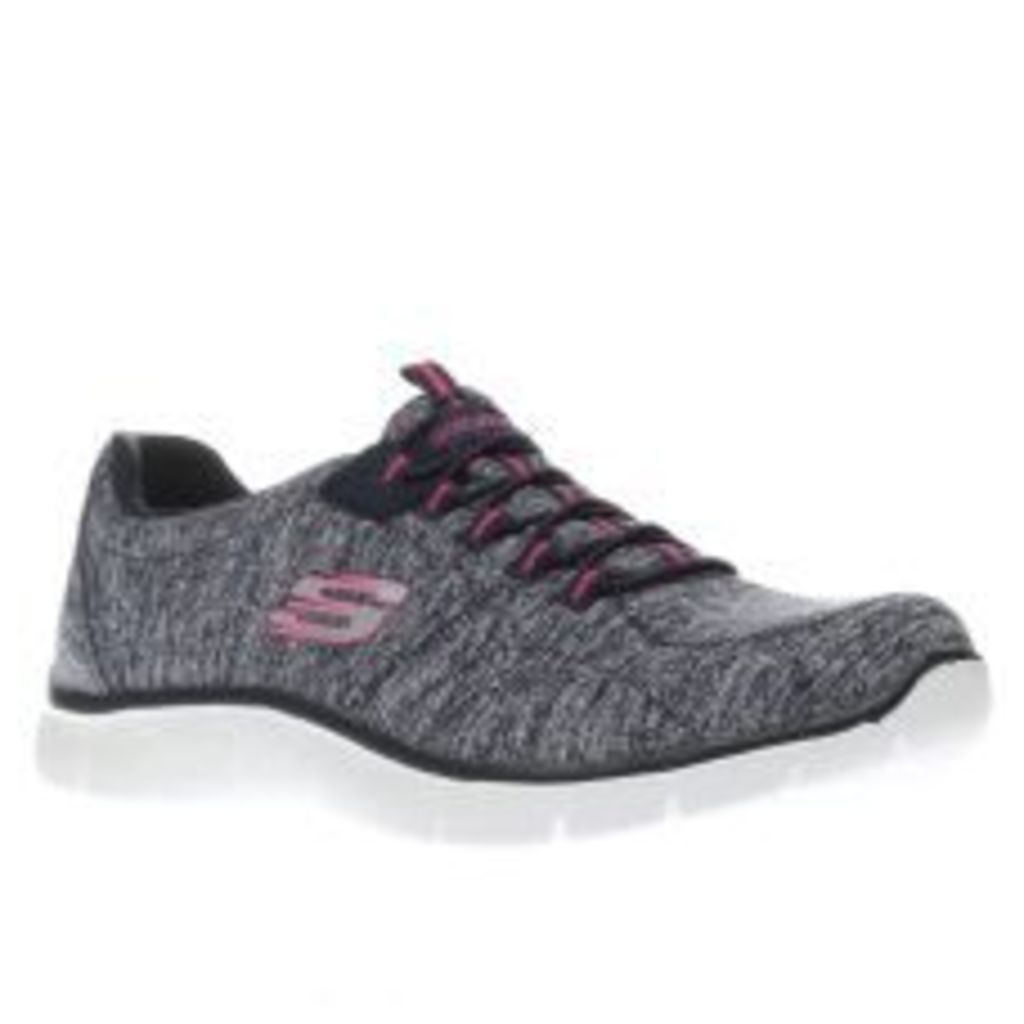 Skechers Navy & White Empire Heart To Heart Trainers