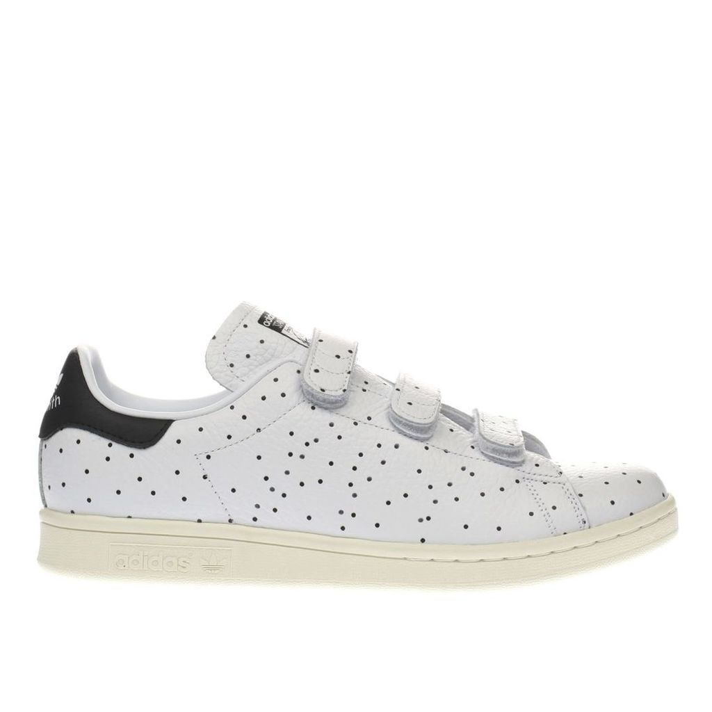 adidas white & black stan smith comfort dots trainers