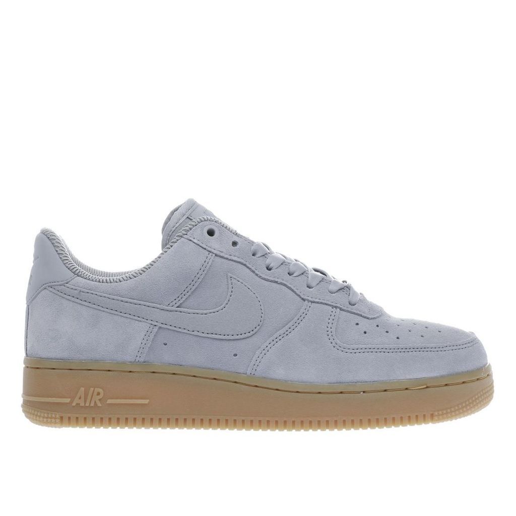 nike blue air force 1 low trainers