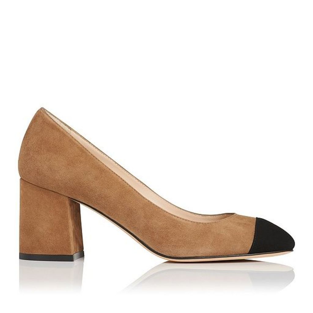 Francesca Brown Suede Closed Courts