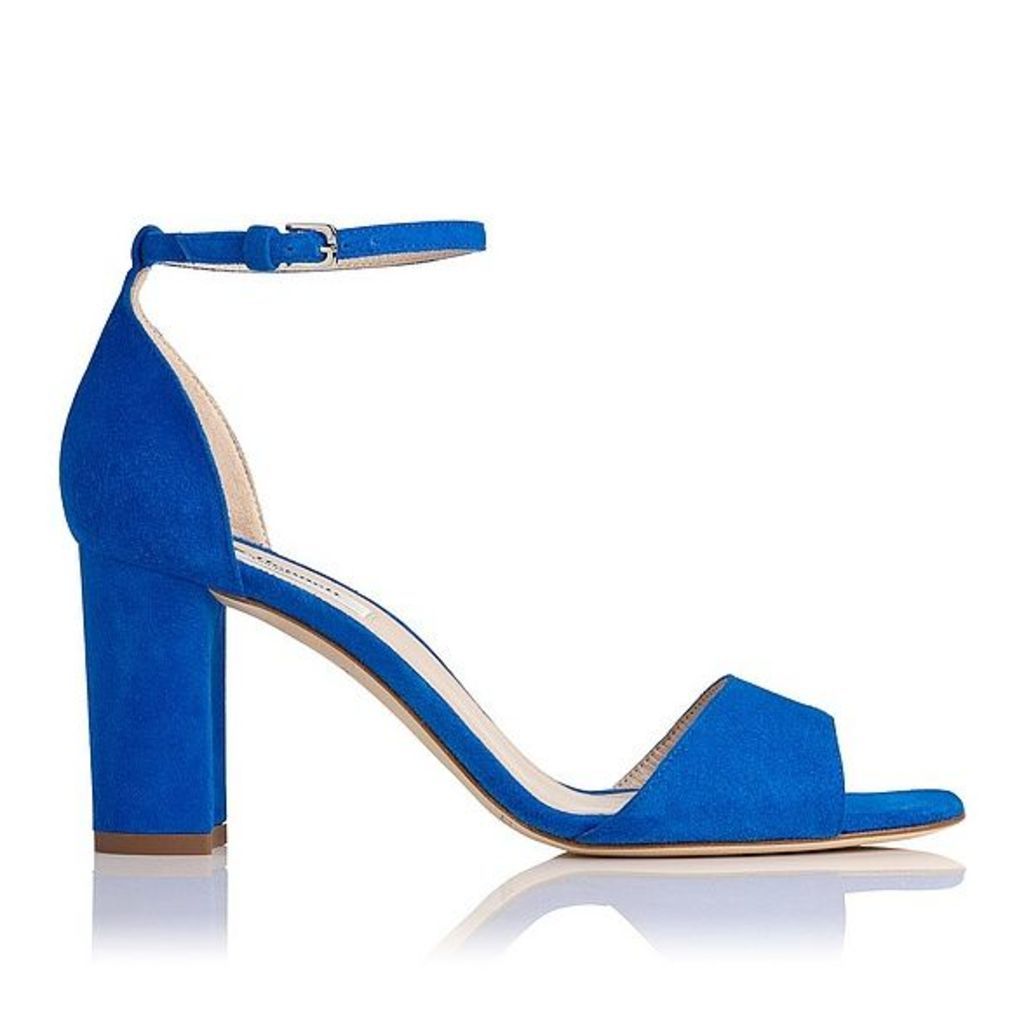 Helena Blue Suede Formal Sandal