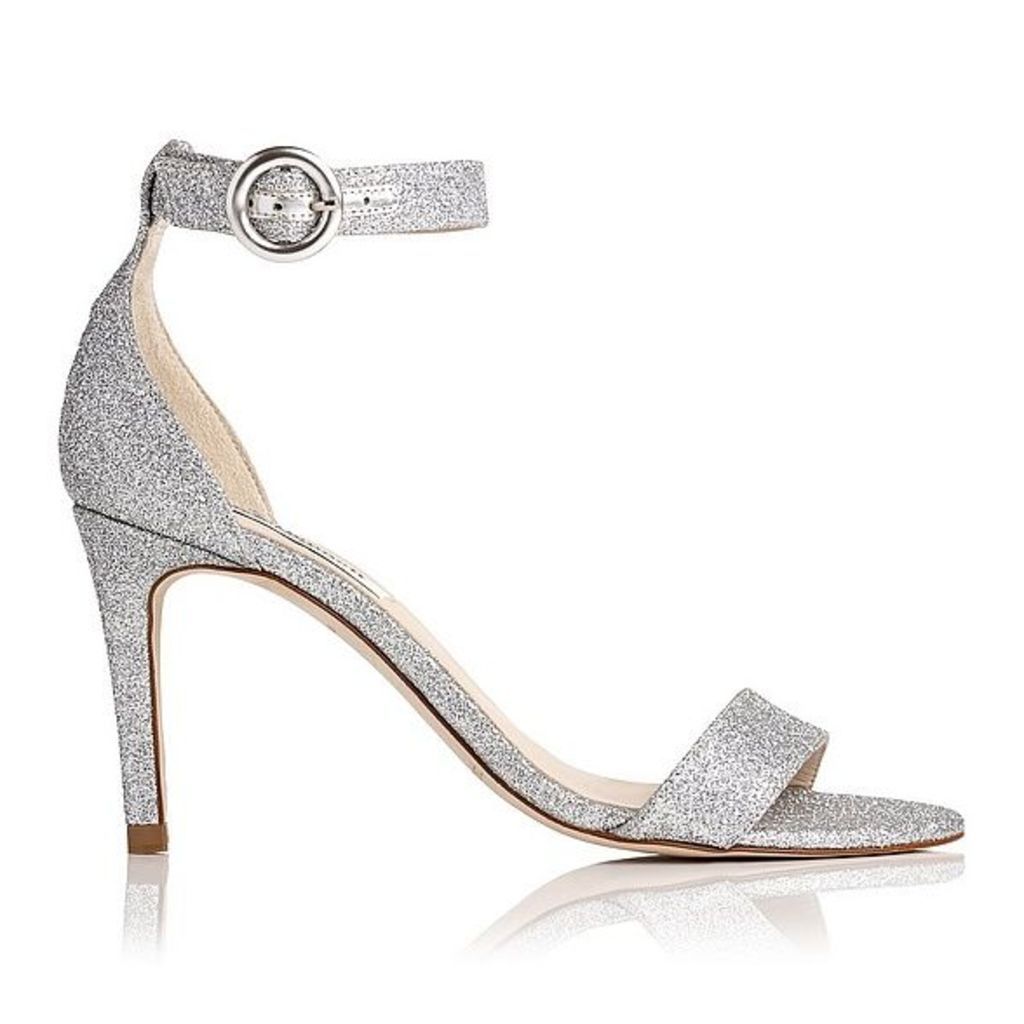 Dora Silver Glitter Formal Sandals