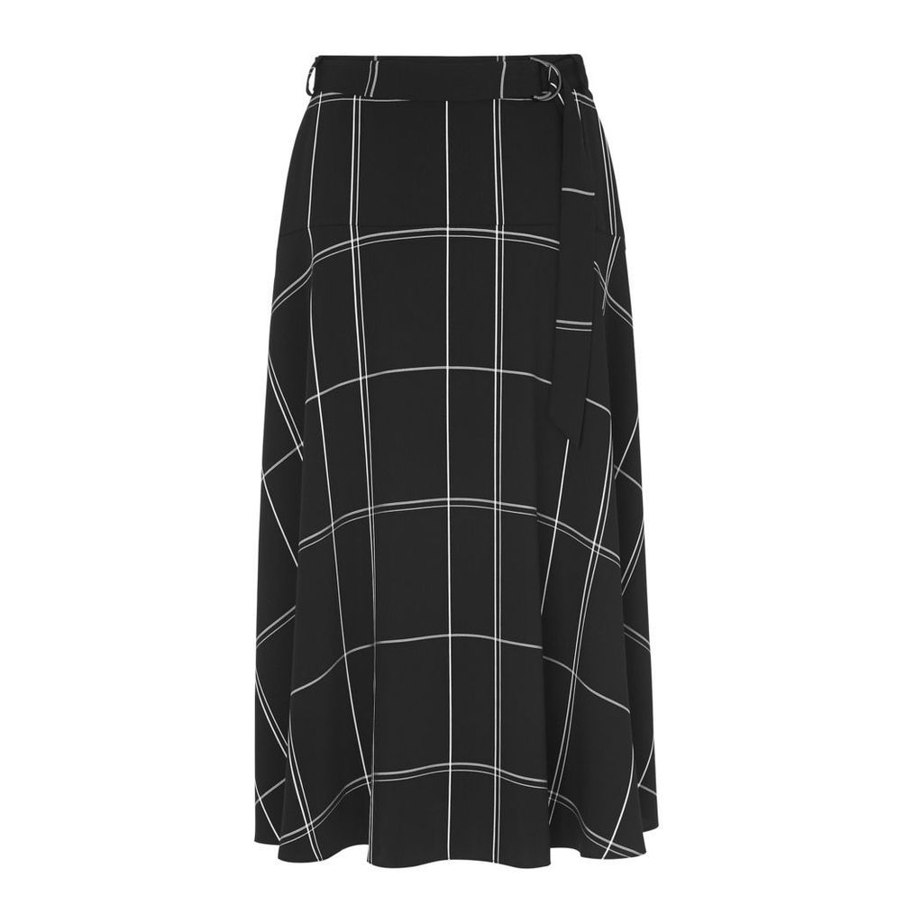 Dinah Black Check Skirt