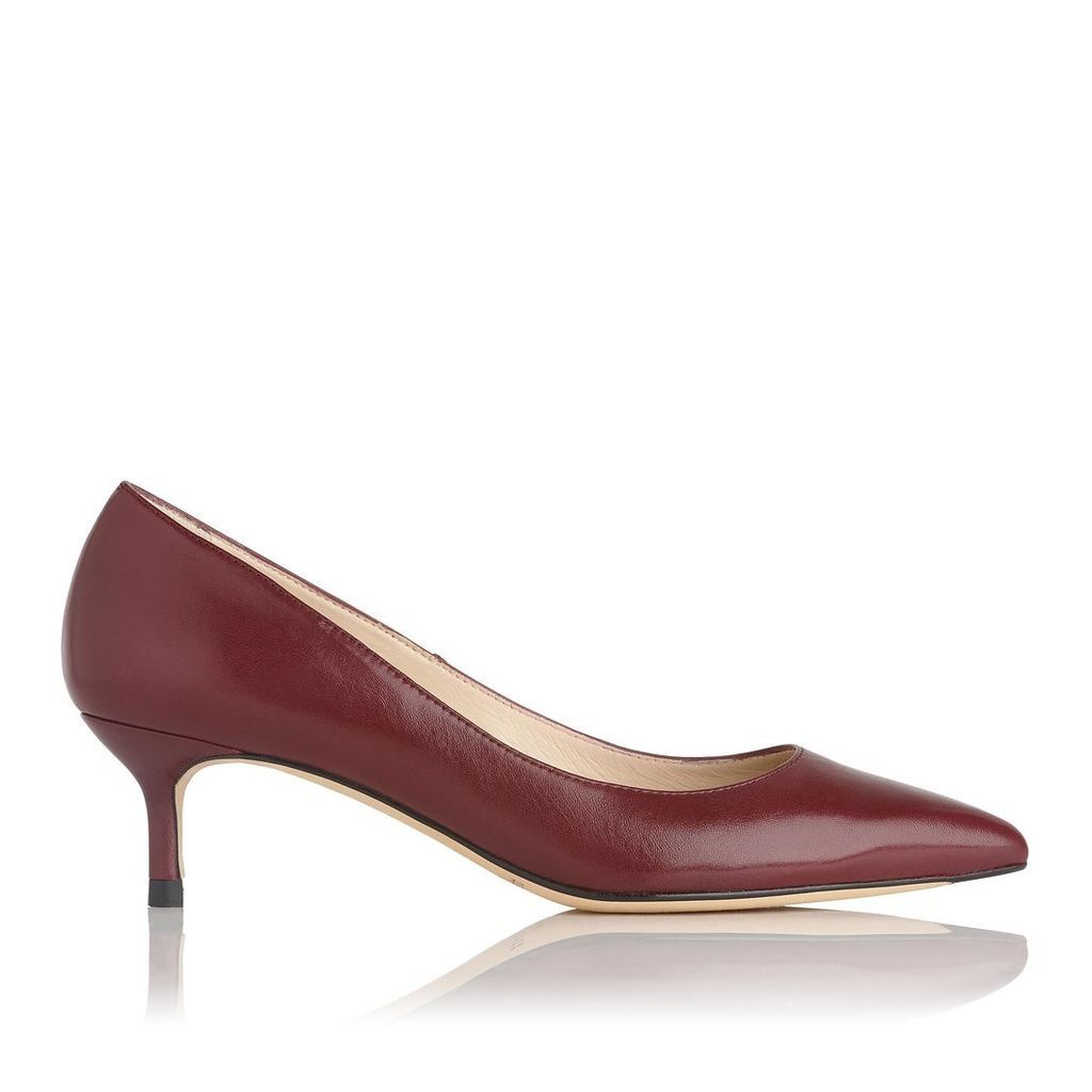 Audrey Oxblood Leather Courts