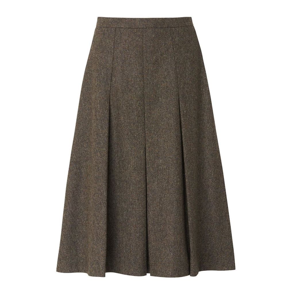 Margret Tweed Wool Skirt