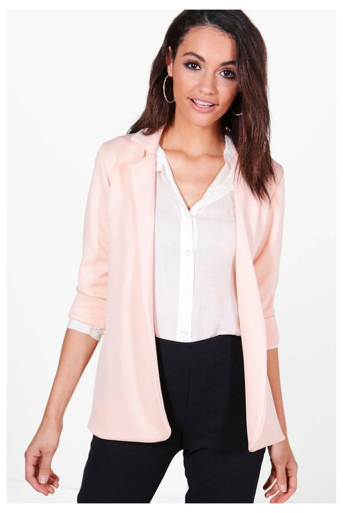 Fitted Blazer - nude