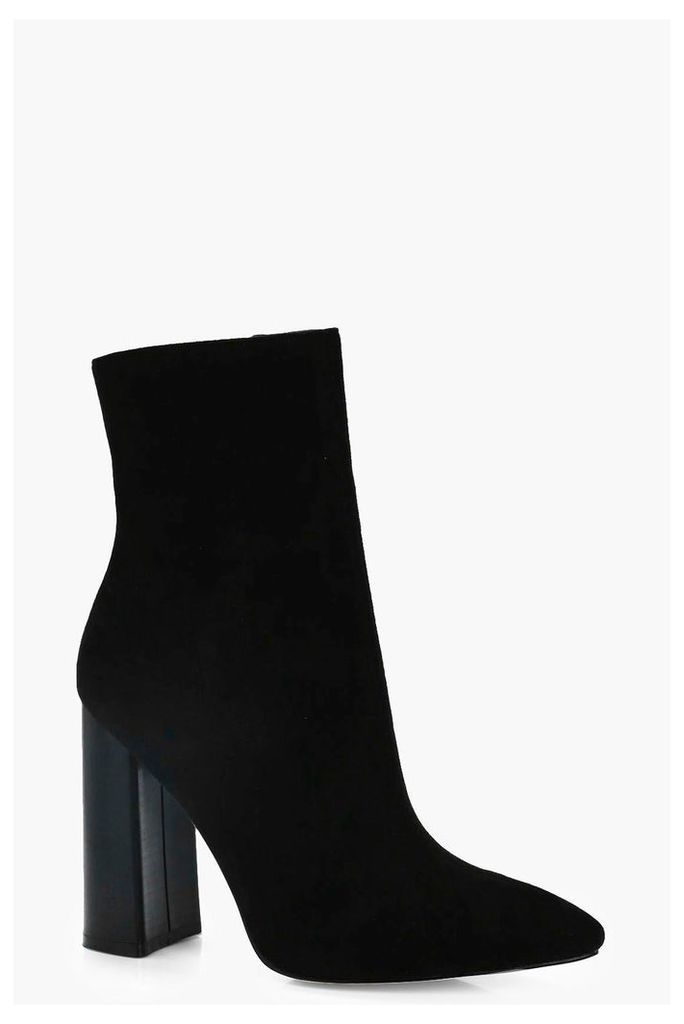 Pointed Shoe Boot - black