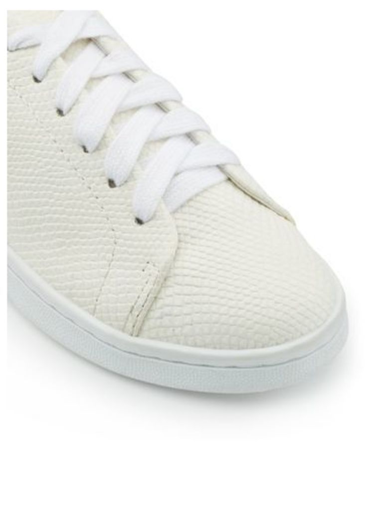 Womens ELODIE Lace Up Trainers, White
