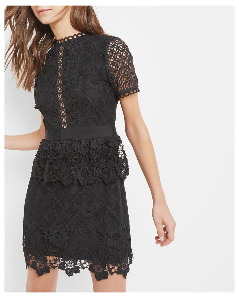 Ted Baker Layered lace dress Black