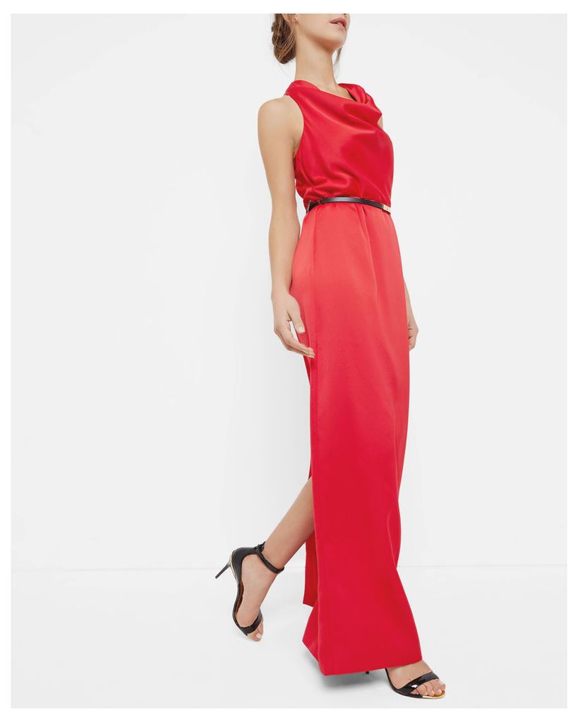 Ted Baker Cowl neck maxi dress Bright Red