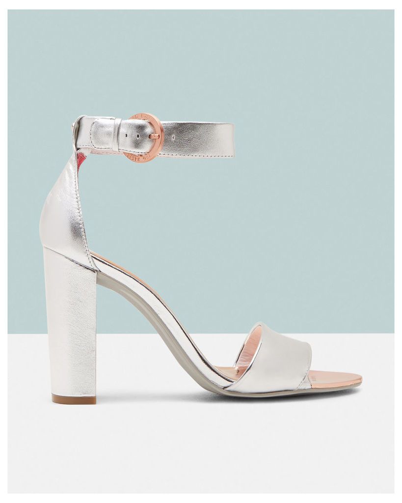 Ted Baker Ankle strap sandals Silver Colour