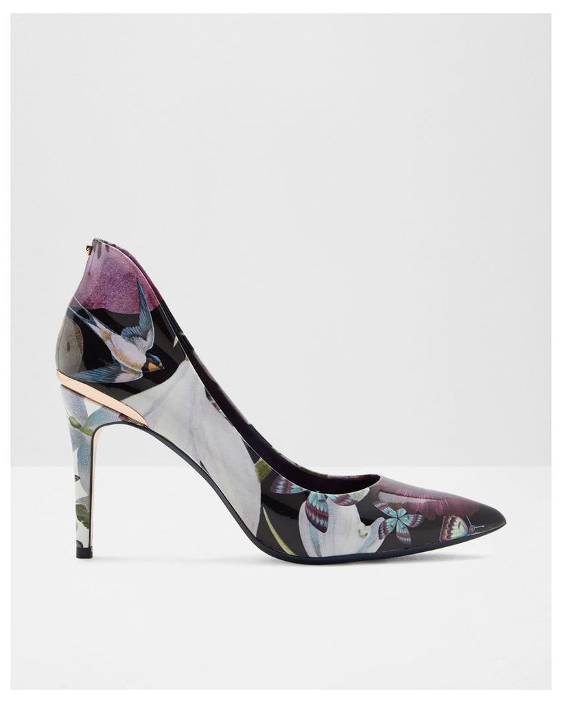 Ted Baker Printed leather court Navy