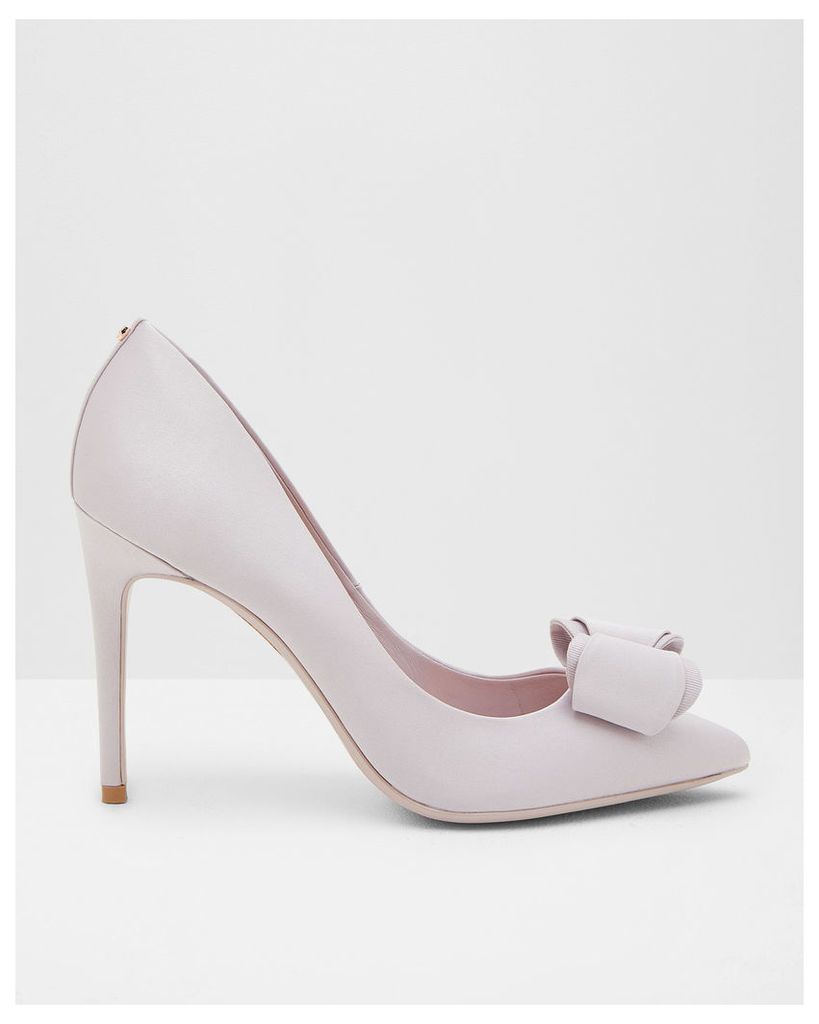 Ted Baker Bow detail satin courts Pale Purple