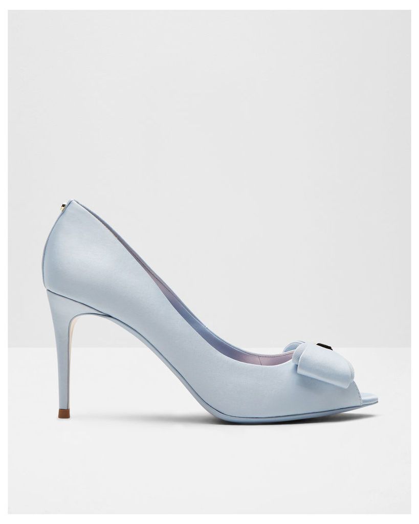 Ted Baker Bow detail peep-toe courts Light Blue