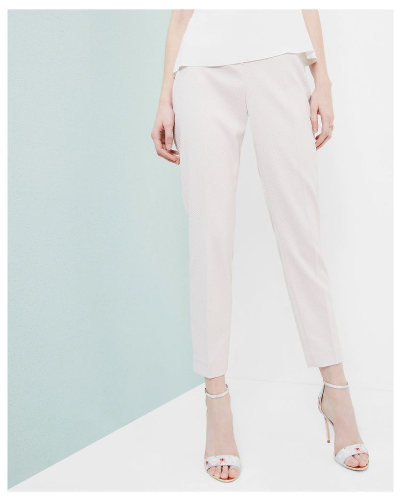 Ted Baker Textured tapered trousers Lilac