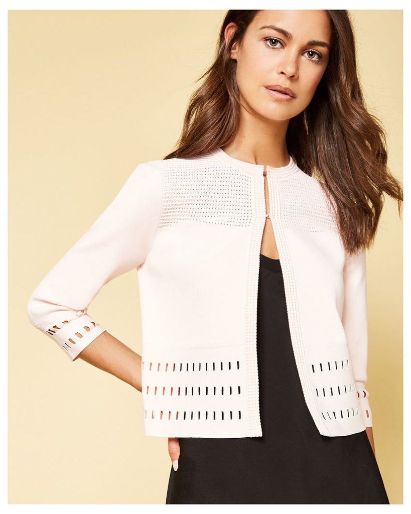Ted Baker Cut-work cardigan Pink