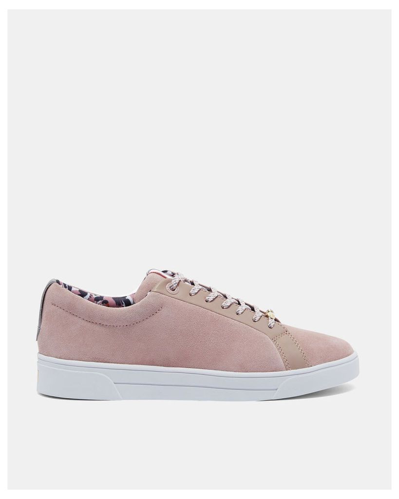 Ted Baker Suede tennis trainers Mink