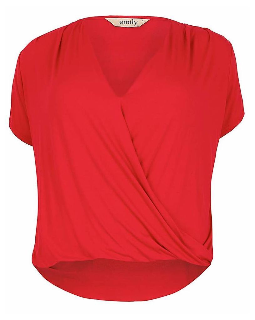emily Crossover Pleat Top