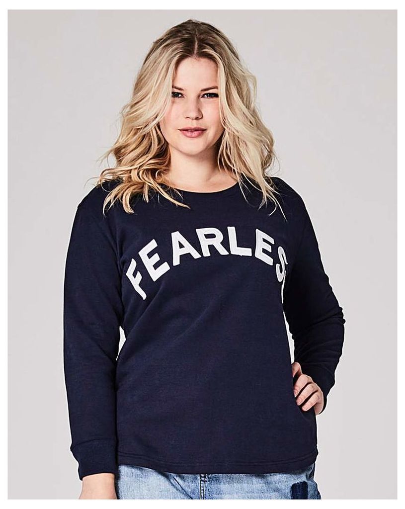 'Fearless' Logo Sweater