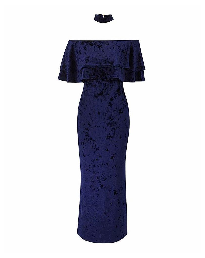 Simply Be by Night Velvet Bardot Maxi