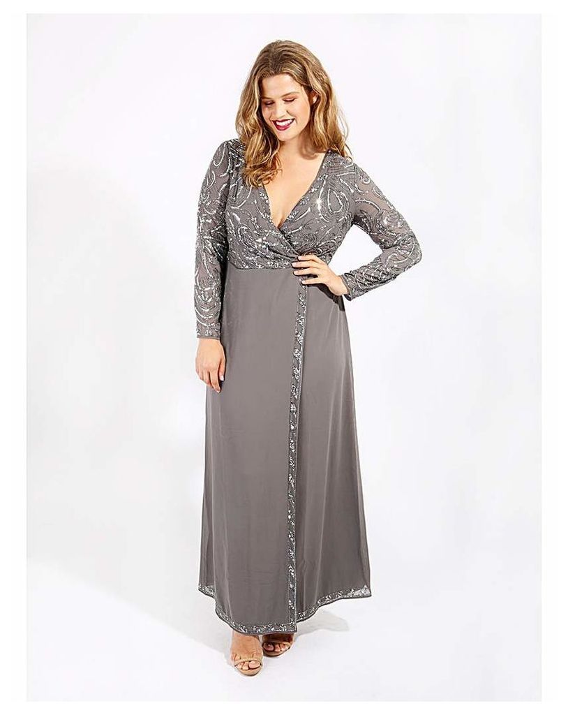 Lovedrobe Luxe Embellished Maxi Dress