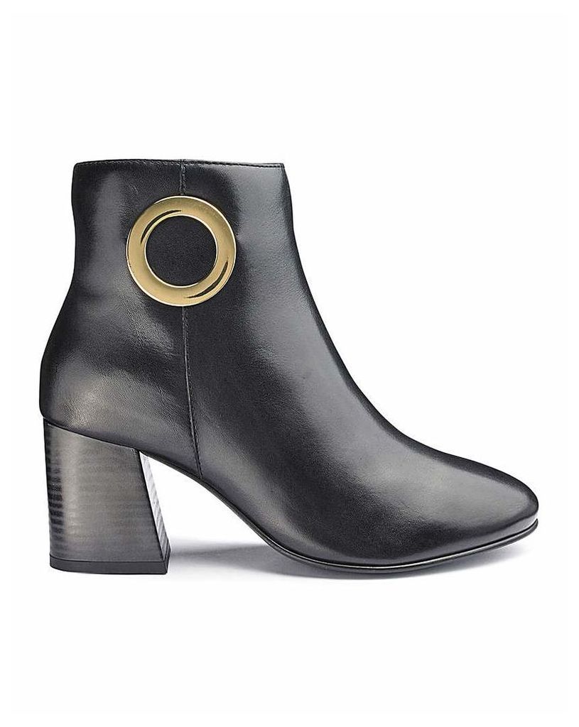 Premium Leather Ankle Boots EEE Fit