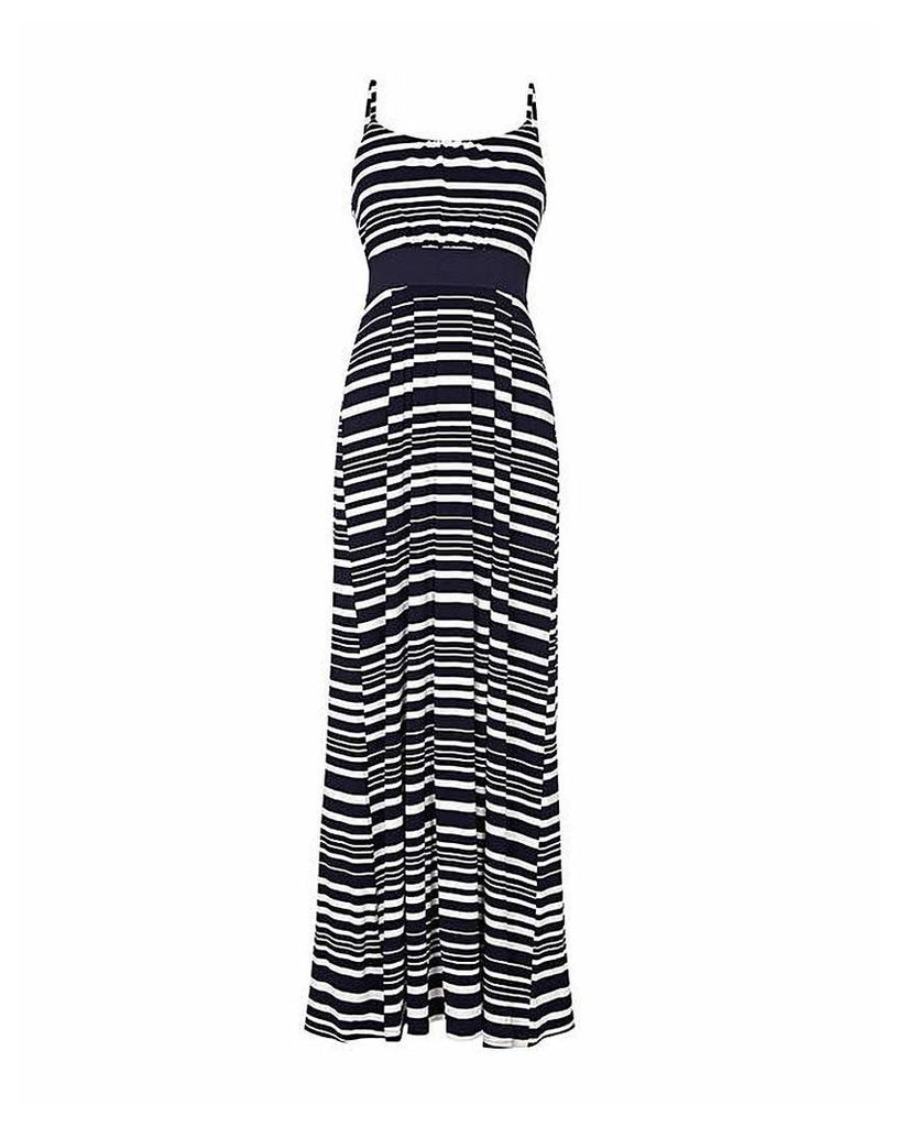 Yumi Curves Stripe Maxi Dress
