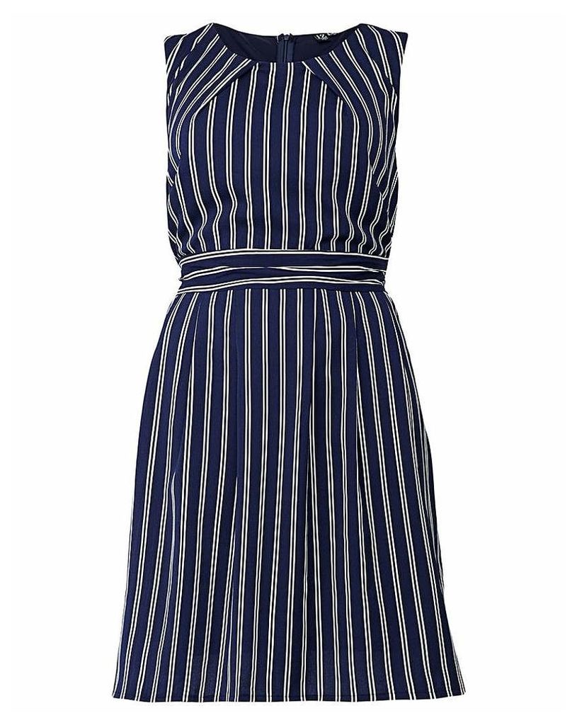Izabel London Curve Striped Midi Dress