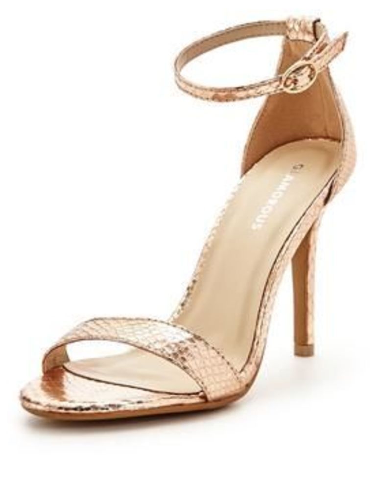 Glamorous Barely There Sandal