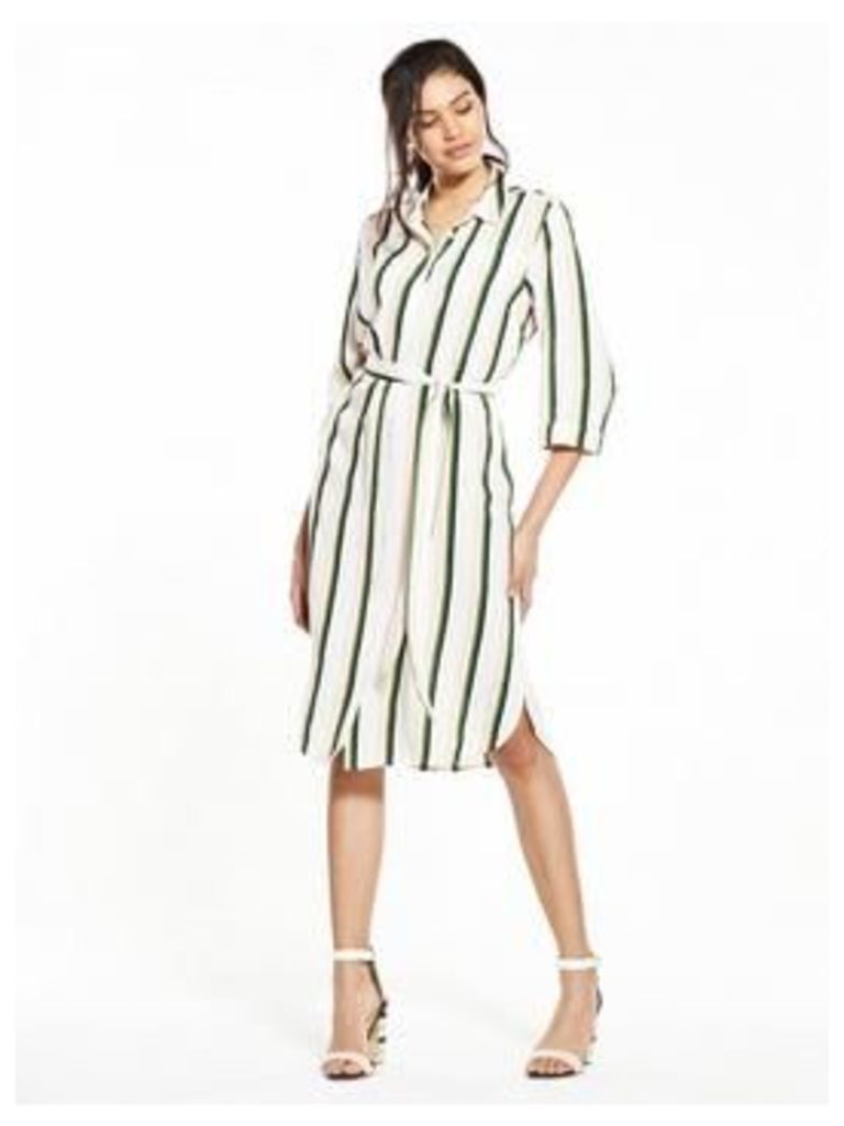 V By Very Stripe Shirt Dress