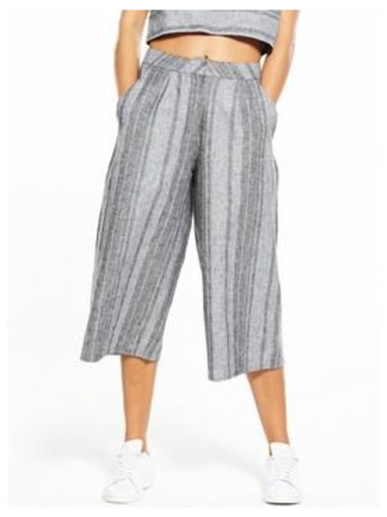 Native Youth Grey Striped Culottes