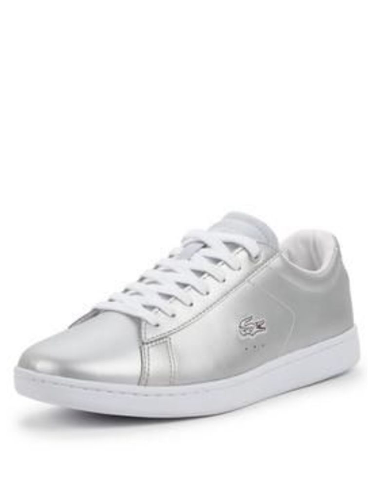 Lacoste Lacoste Carnaby Evo Metallic Lace Up Plimsoll
