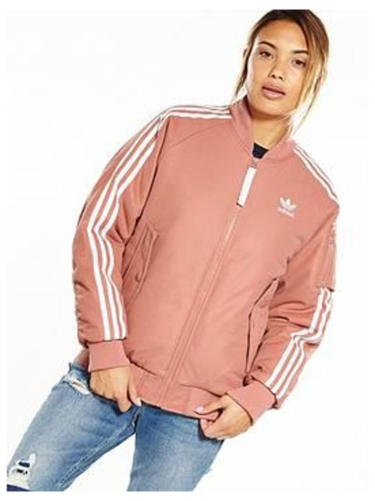 Adidas Originals Short Bomber Jacket - Pink