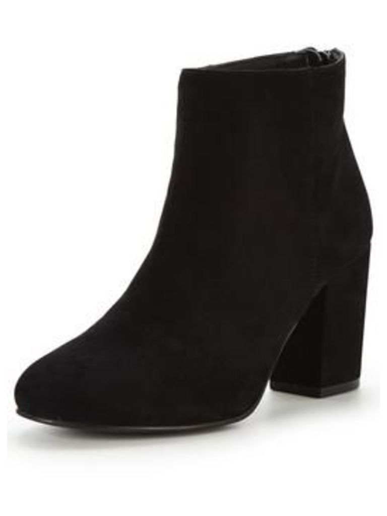 Head over Heels olive Tassle ankle boot, Black, Size 8, Women