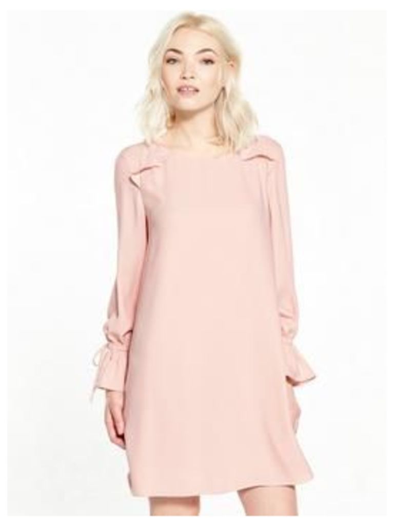 RI Petite Pink Smock Dress, Pink, Size 16, Women