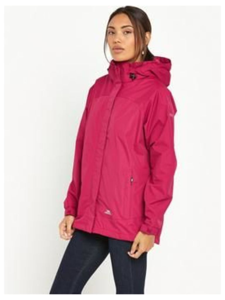 Trespass Nasu II Waterproof Jacket - Pink, Pink, Size Xl, Women